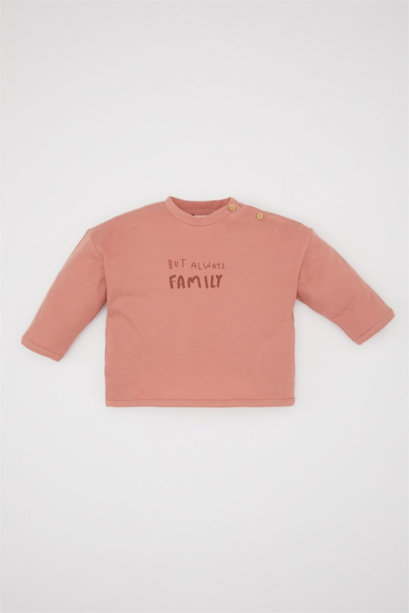 BABY GIRL Rose Baby Boy Long Sleeve Pique T-Shirt Pants 2 Piece Set