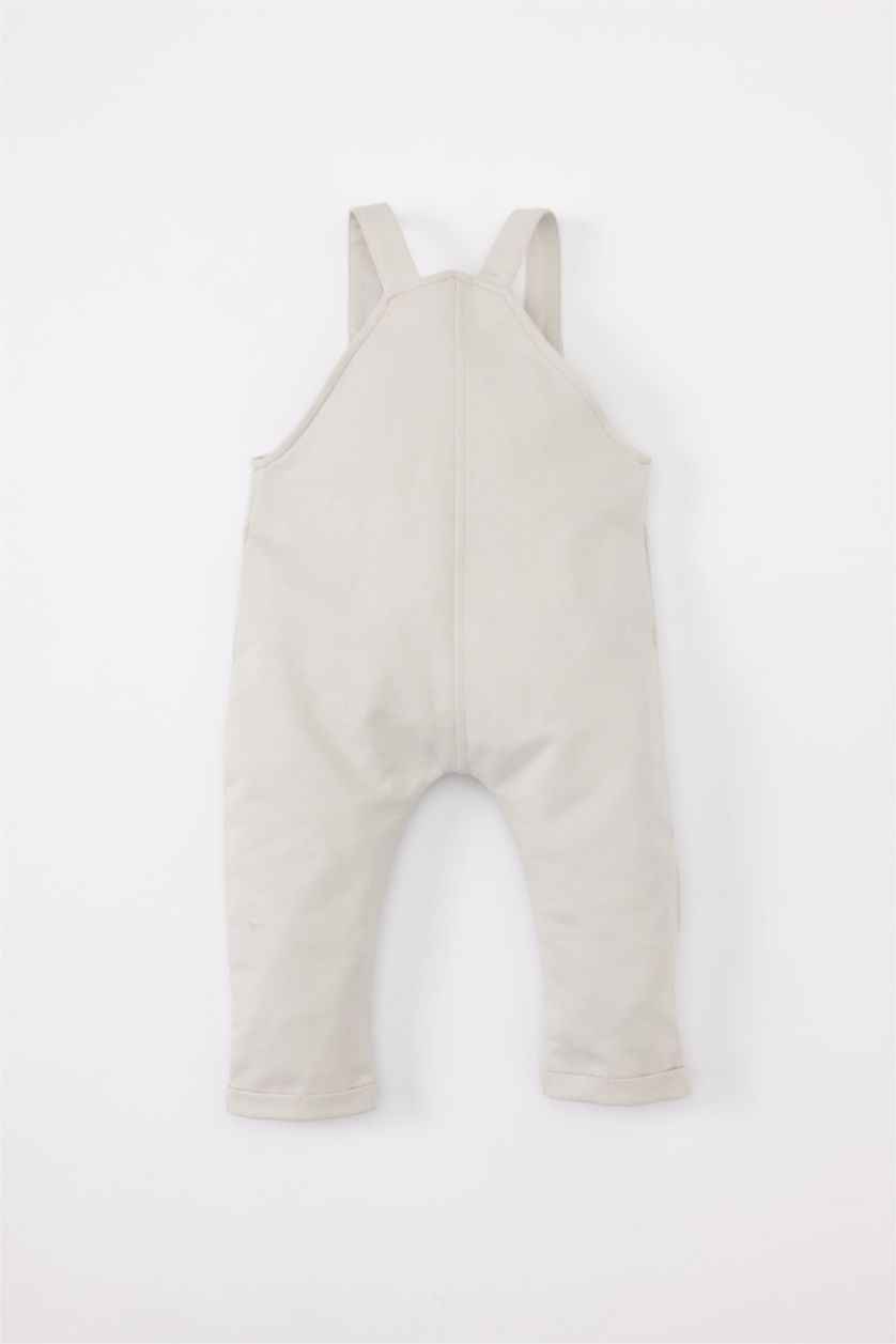 BABY GIRL Light Grey Baby Boy Newborn Salopet Jumpsuit