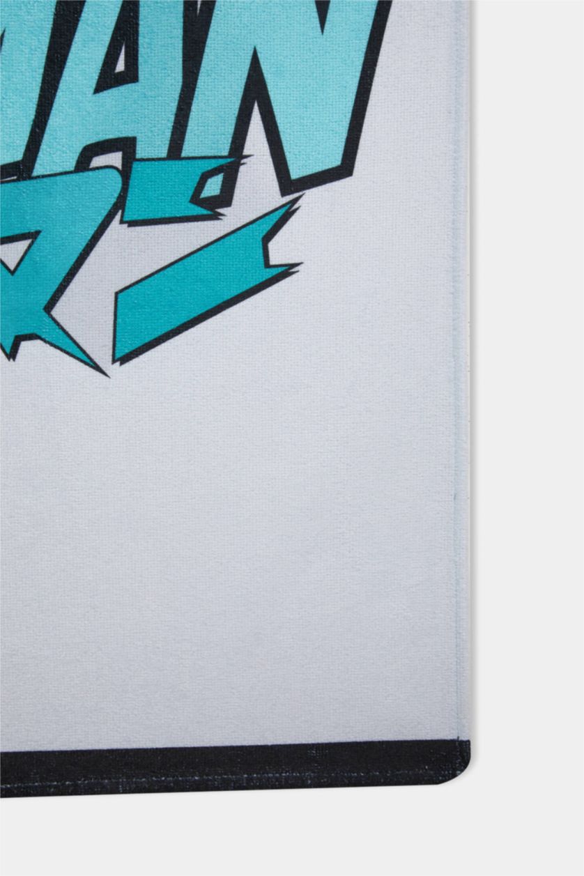 Boys & Teens Light Grey Boy Batman Beach Towel