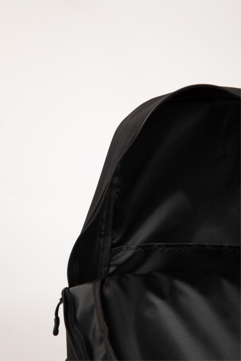 Erkek Siyah Erkek Su İtici Kumaş Sırt Çantası