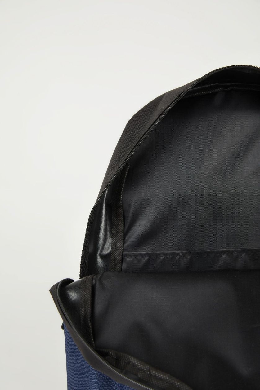 Erkek Lacivert Erkek Su İtici Kumaş Sırt Çantası