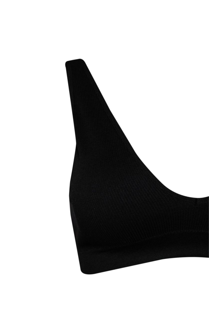 WOMAN Black Removable Padded Seamles Bra