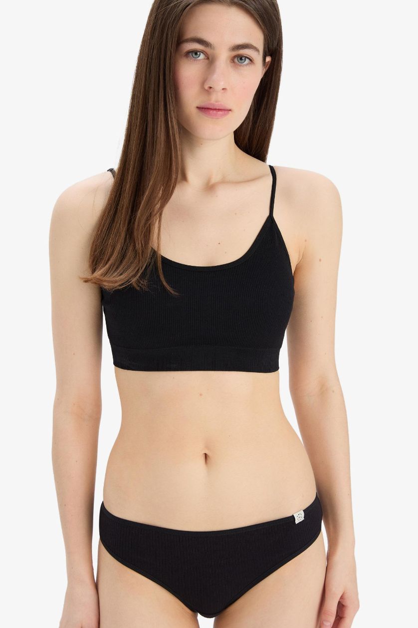 WOMAN Black Fall in Love Removable Padded Seamles Bra