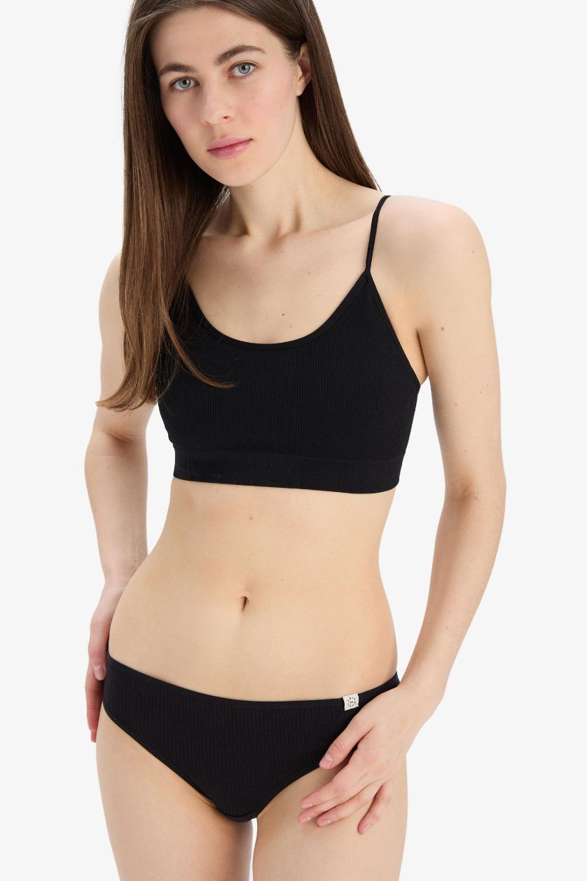 WOMAN Black Fall in Love Removable Padded Seamles Bra