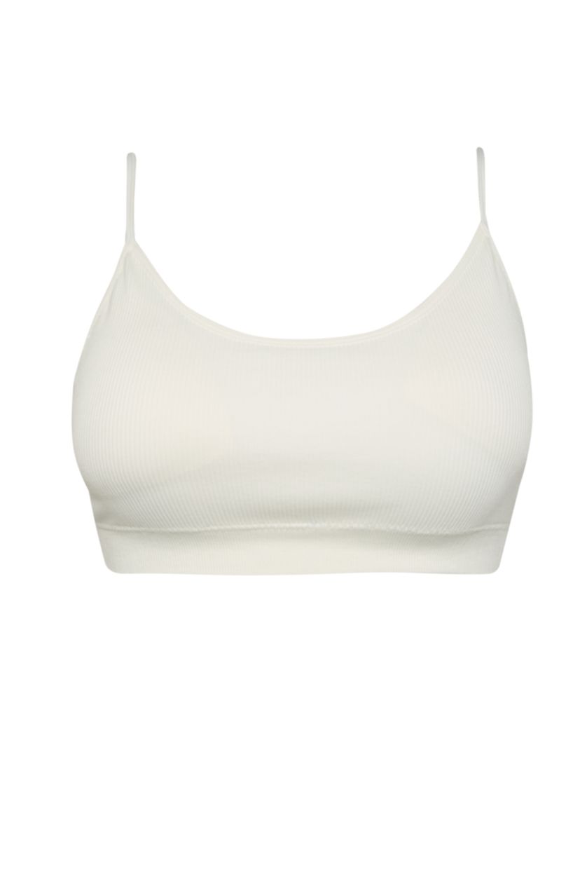 WOMAN White Fall in Love Removable Padded Seamles Bra
