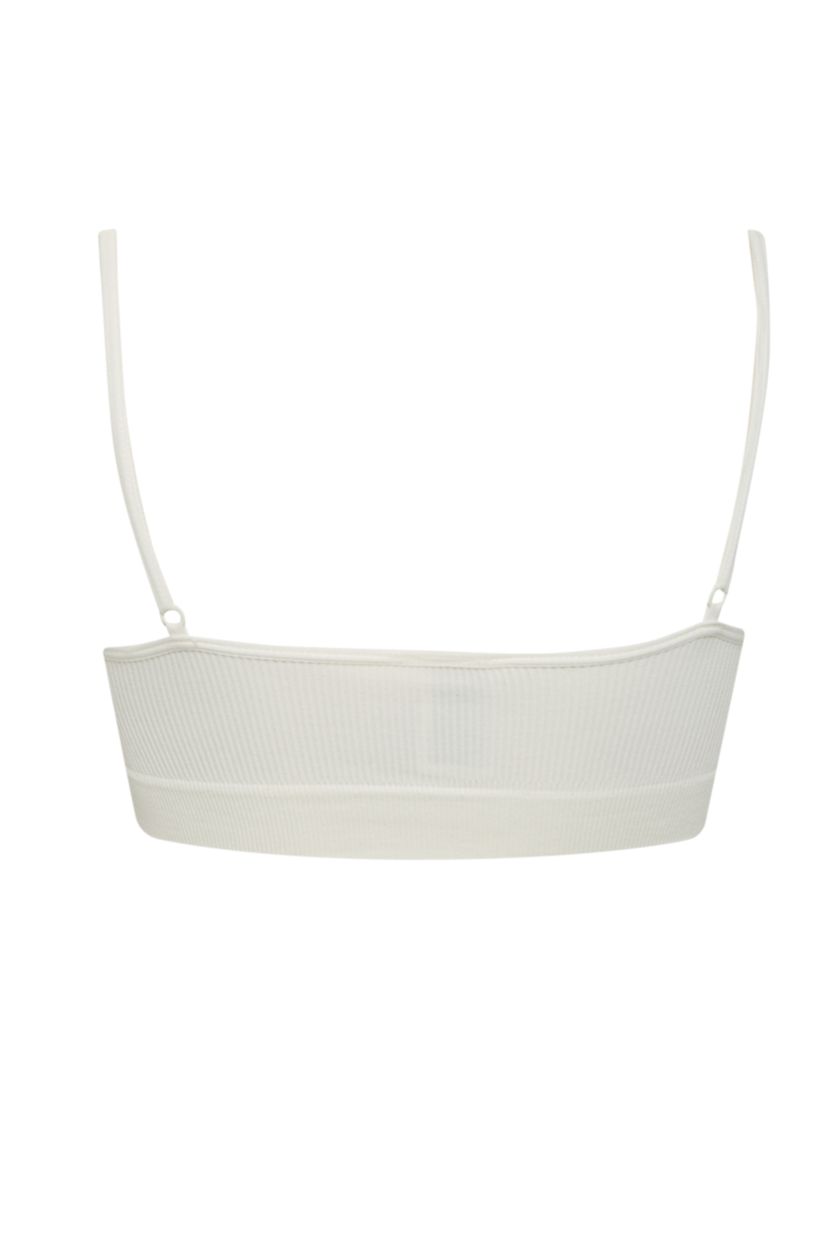 WOMAN White Fall in Love Removable Padded Seamles Bra