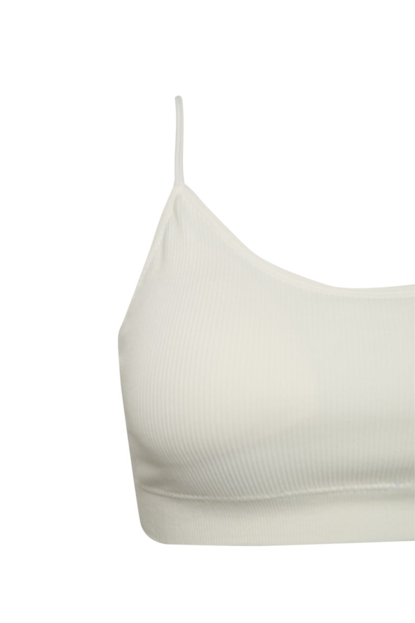 WOMAN White Fall in Love Removable Padded Seamles Bra