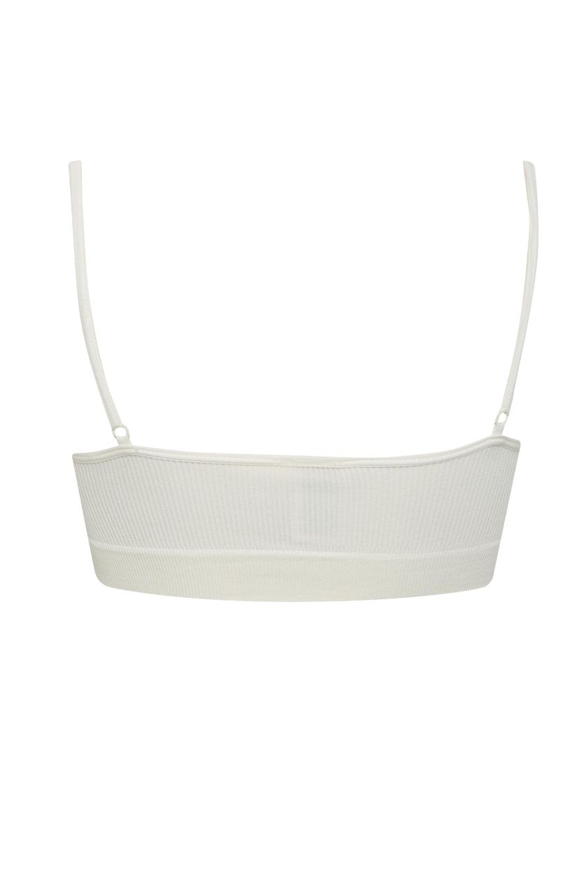 Kadın Kırık Beyaz Çıkarılabilir Pedli Seamless Bra