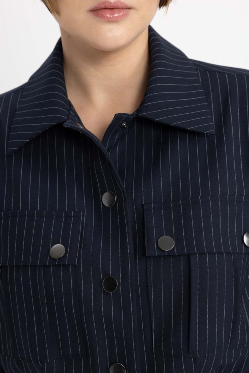 Kadın Lacivert Regular Fit Ceket