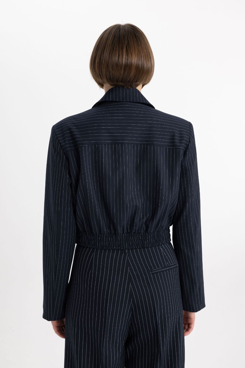 Kadın Lacivert Regular Fit Ceket