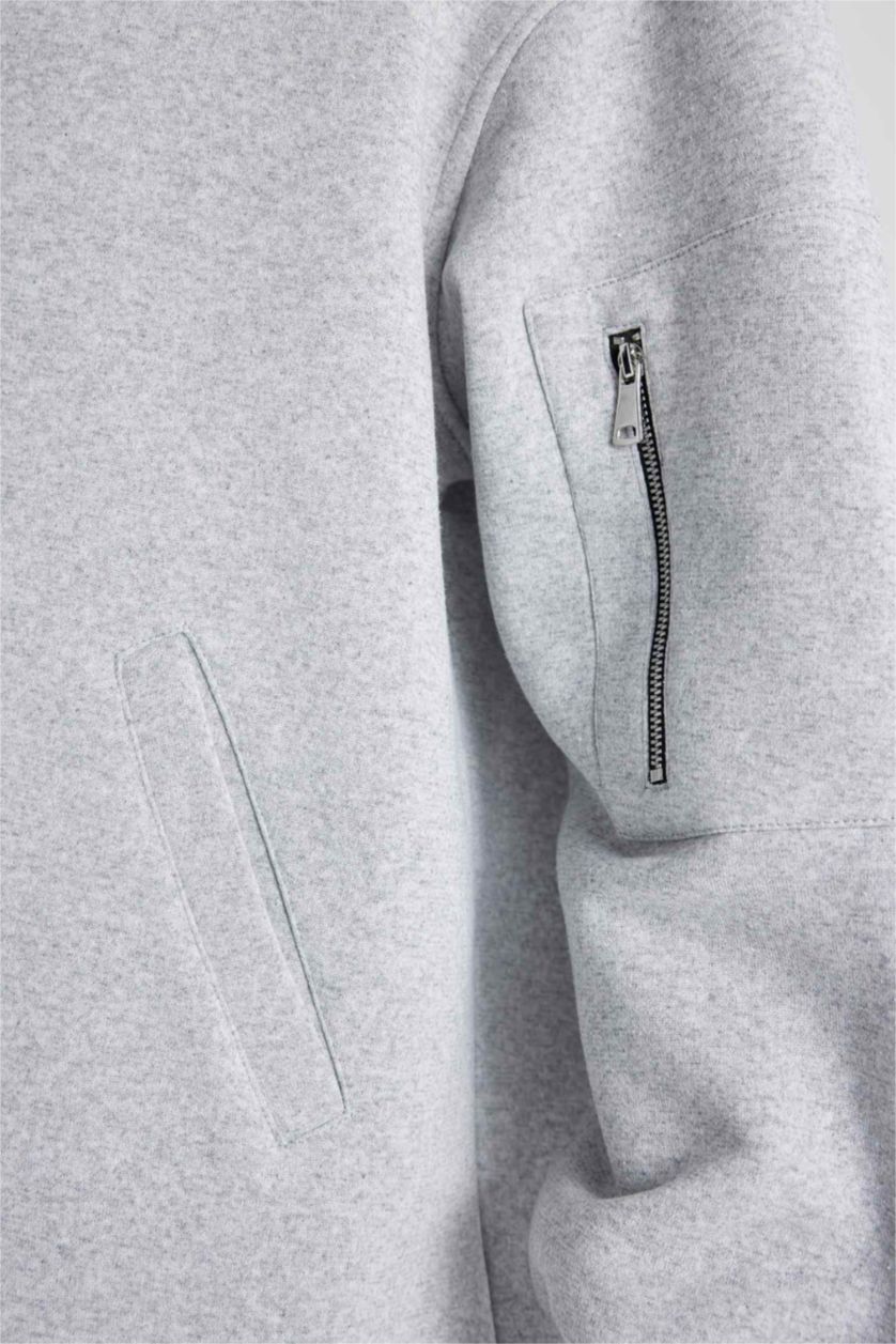 حريمي ميلانج رمادي فاتح Cardigan
