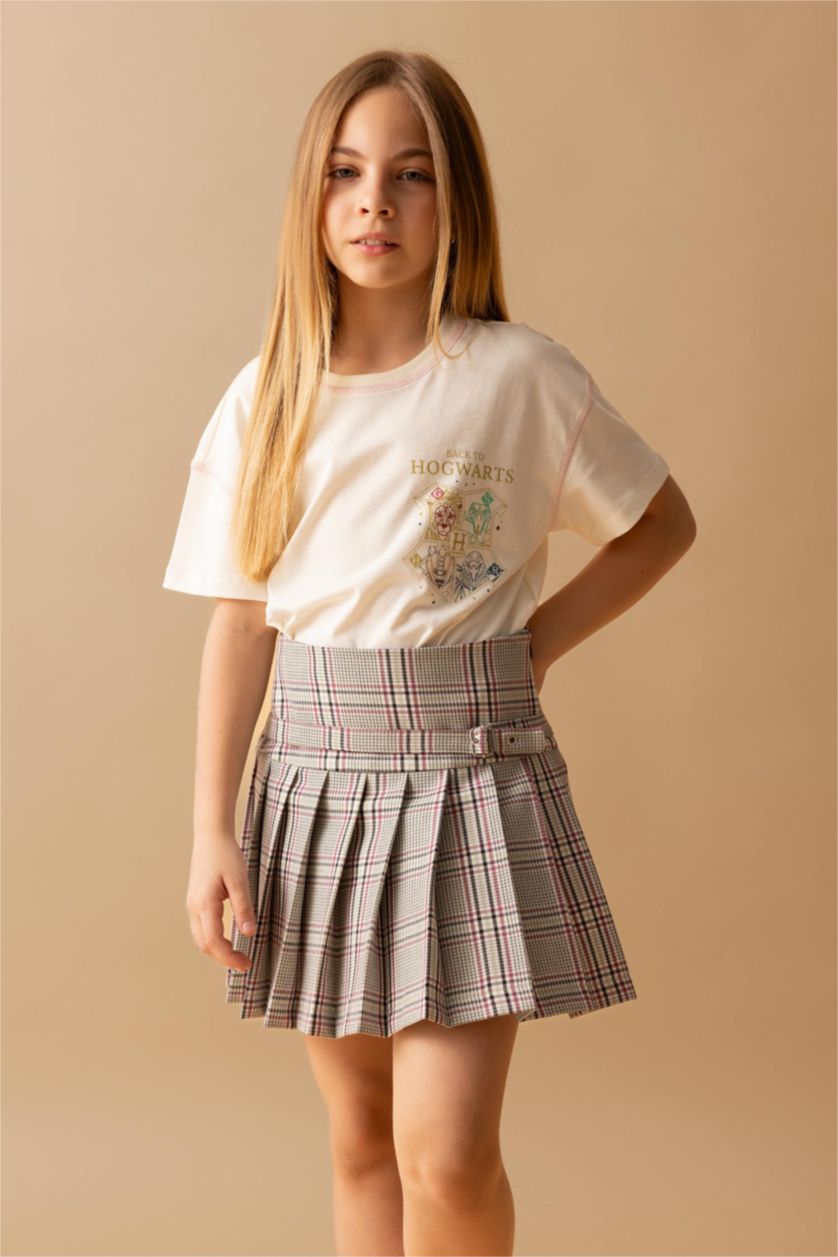 Girls & Teens Ecru Girl Harry Potter Relax Fit Short Sleeve T-Shirt