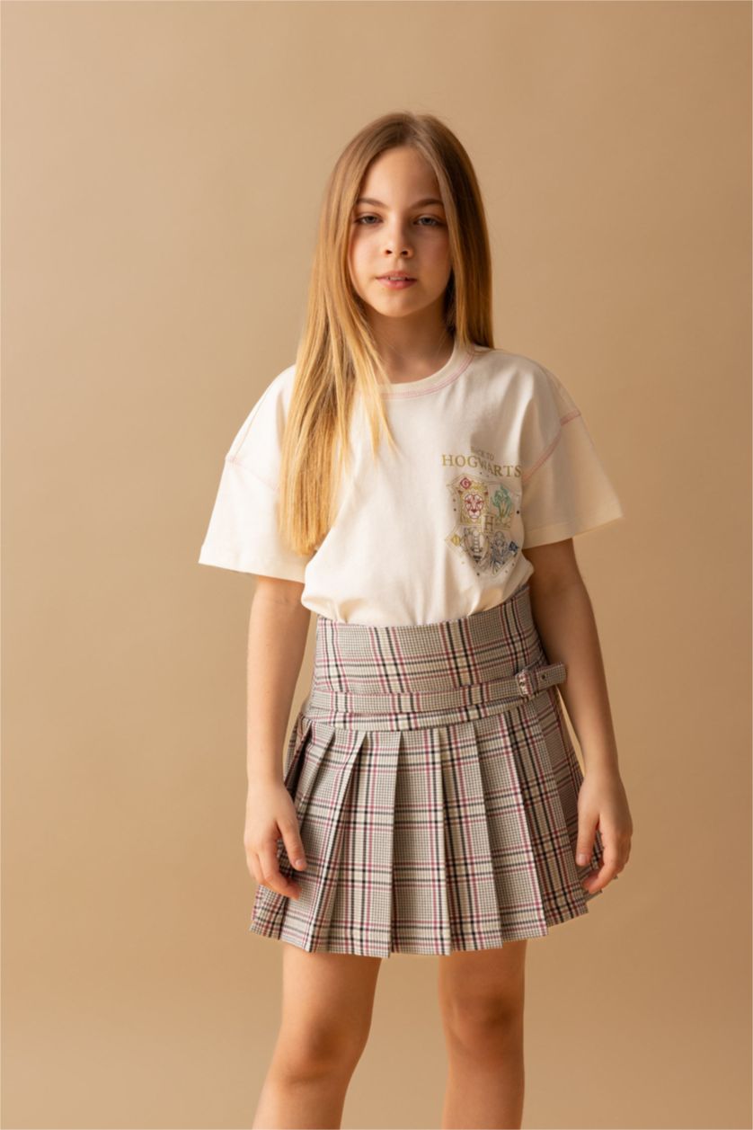 Girls & Teens Ecru Girl Harry Potter Relax Fit Short Sleeve T-Shirt