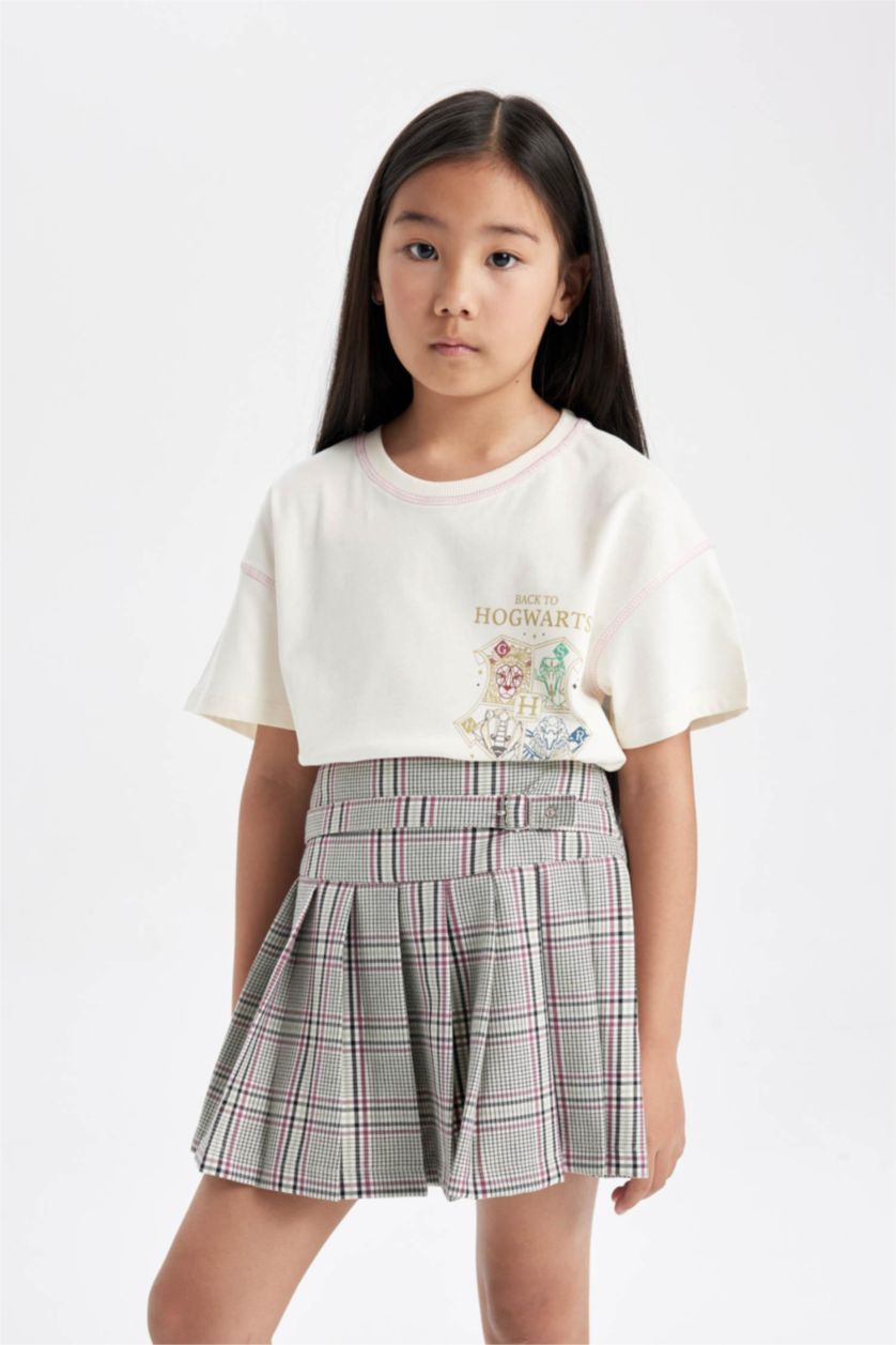 Girls & Teens Ecru Girl Harry Potter Relax Fit Short Sleeve T-Shirt