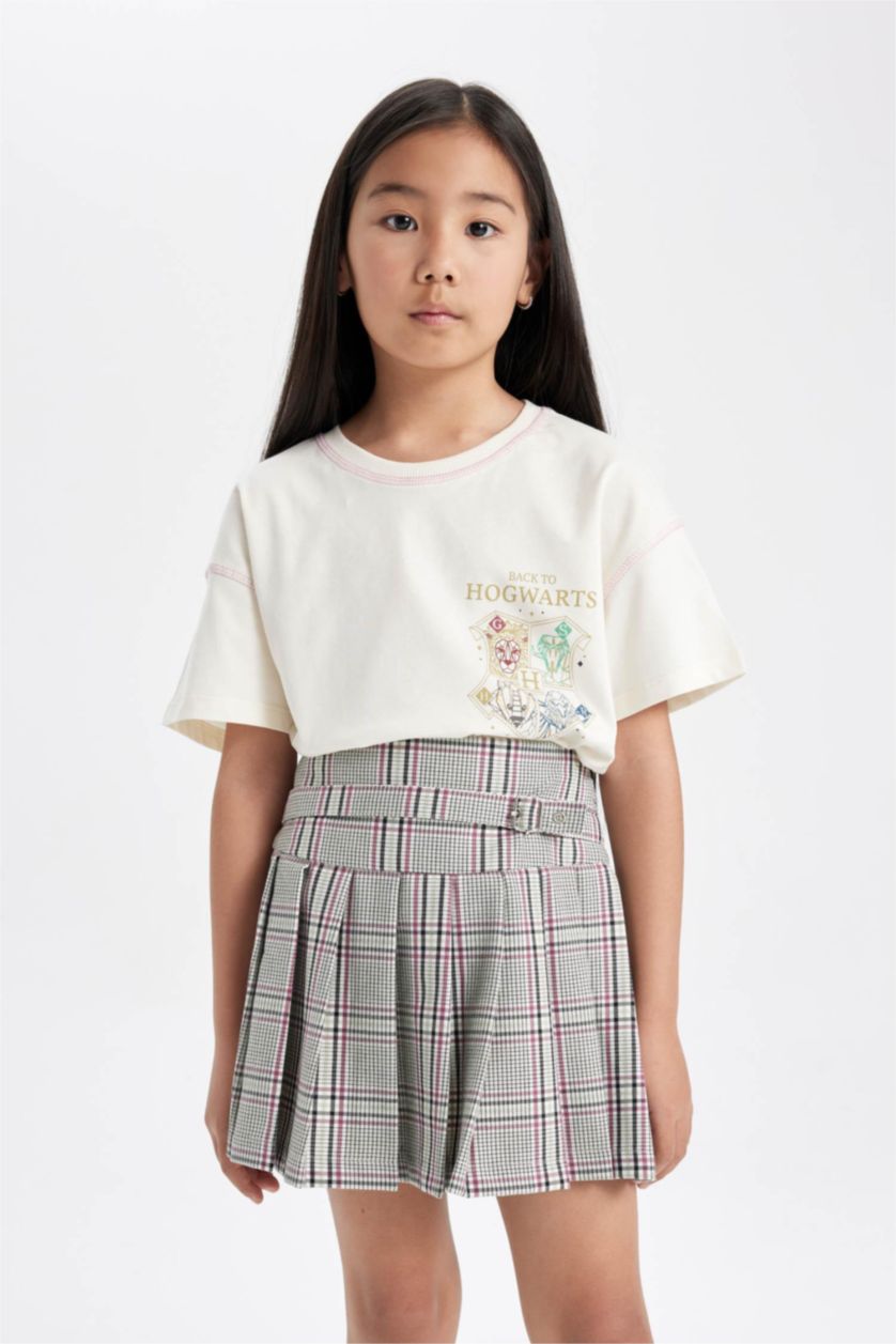 Girls & Teens Ecru Girl Harry Potter Relax Fit Short Sleeve T-Shirt