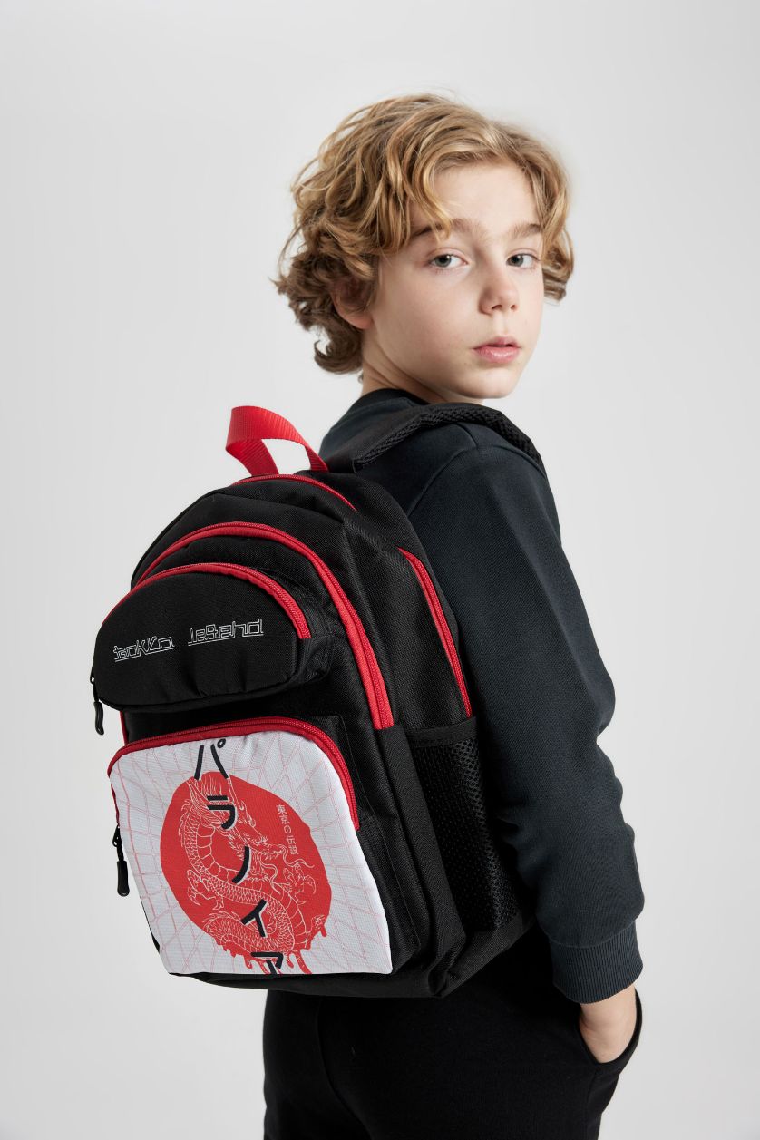 Boys & Teens Black Boy Backpack