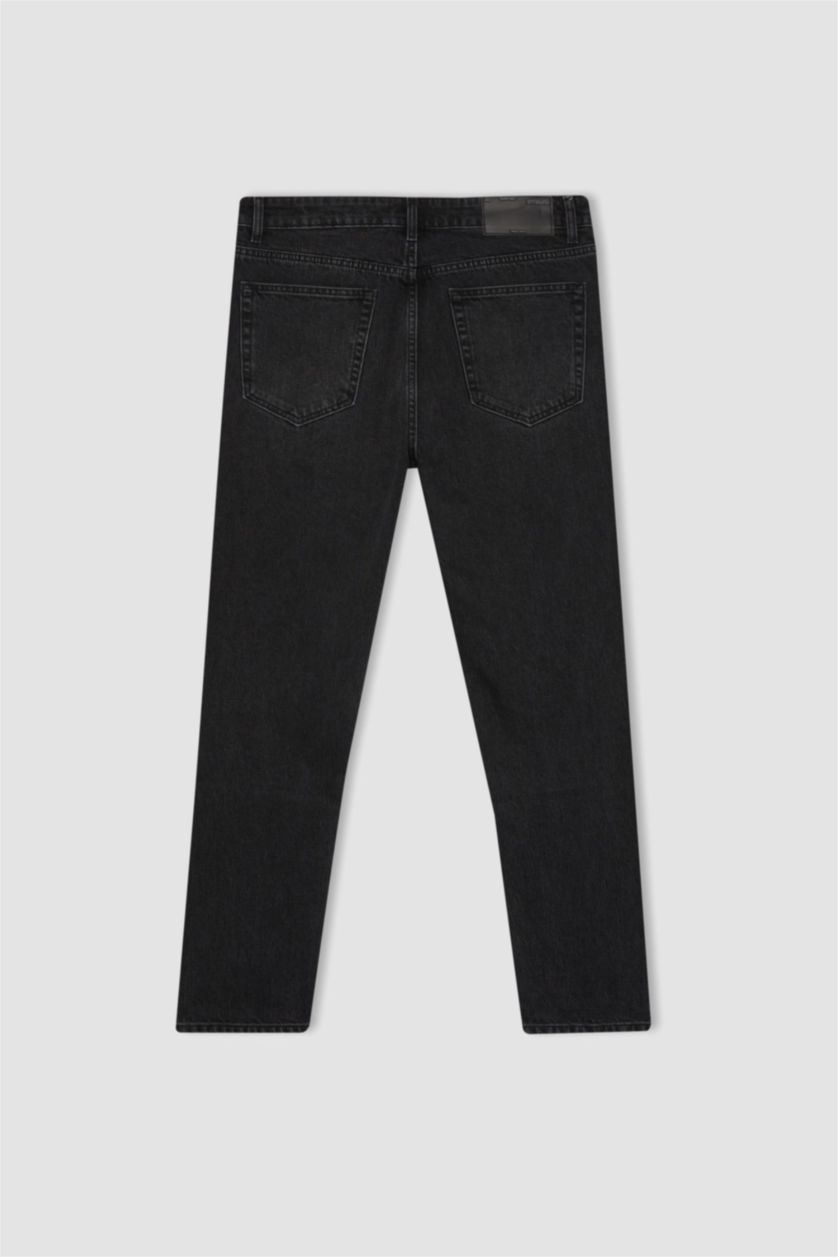 MAN Black Slim Fit High Waist Skinny Leg Jeans