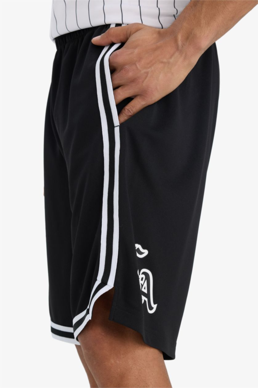 Man Black DeFactoFit Fast Drying Standard Fit Sports Heavy Fabric Shorts