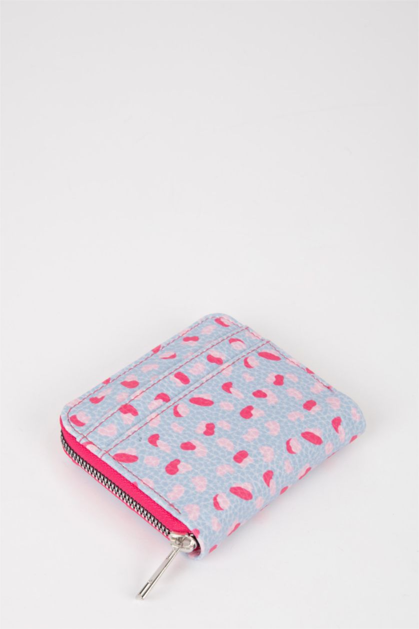 Kadın Karma Kadın Desenli Suni Deri Cüzdan