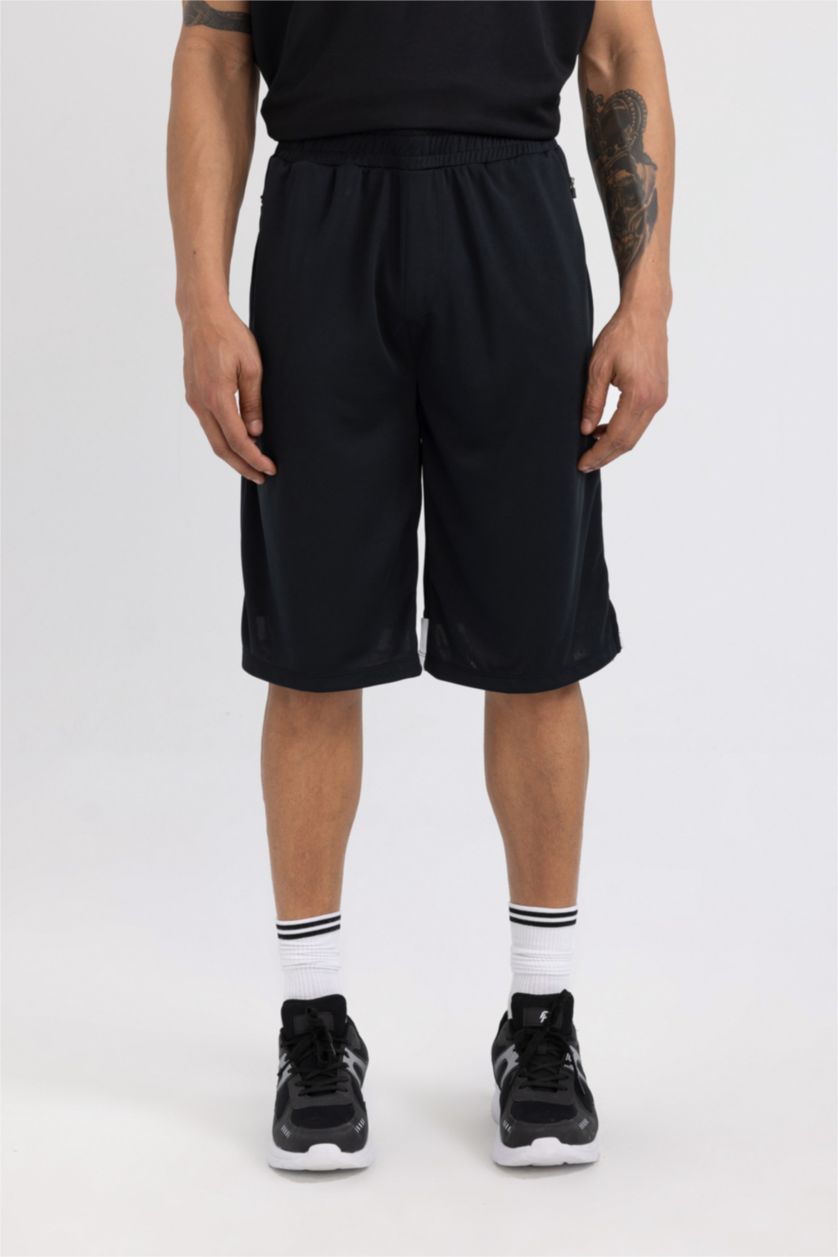 MAN Black DeFactoFit Standard Fit Short Leg Shorts