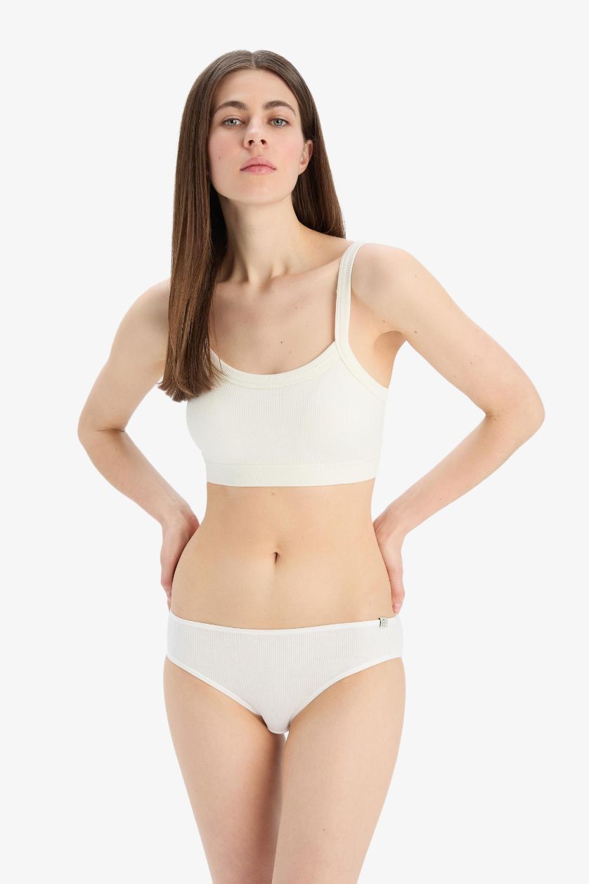 Kadın Kırık Beyaz Çıkarılabilir Pedli Seamless Bra