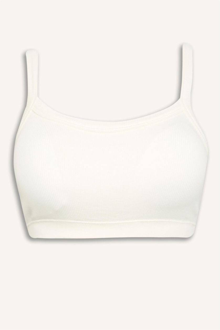 Kadın Kırık Beyaz Çıkarılabilir Pedli Seamless Bra