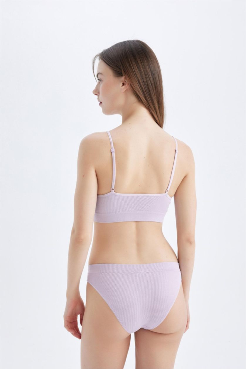 FEMME Violet Clair Slip Culotte Brésilien Sans Couture de Fall in Love