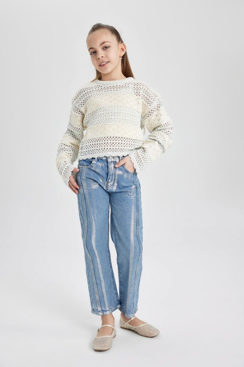 Girls & Teens Grey Girl Wide Leg Pants