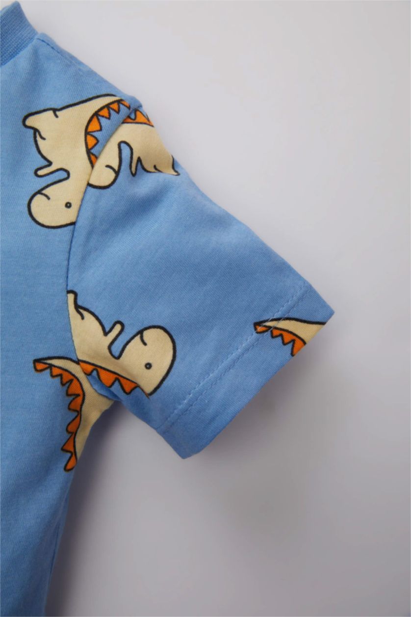 BABY BOY Blue طقم بيجاما قصة عادية