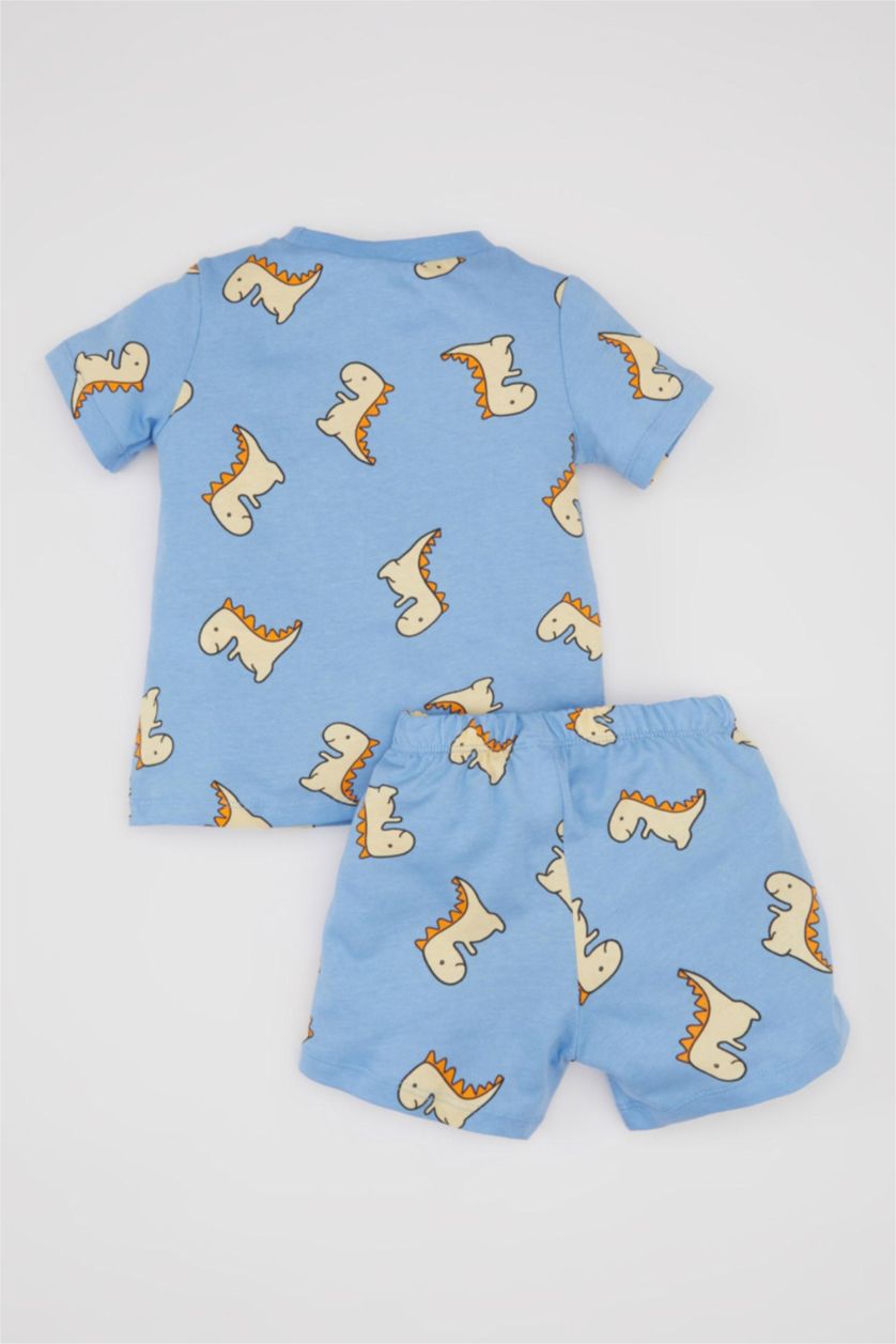 BABY BOY Blue طقم بيجاما قصة عادية