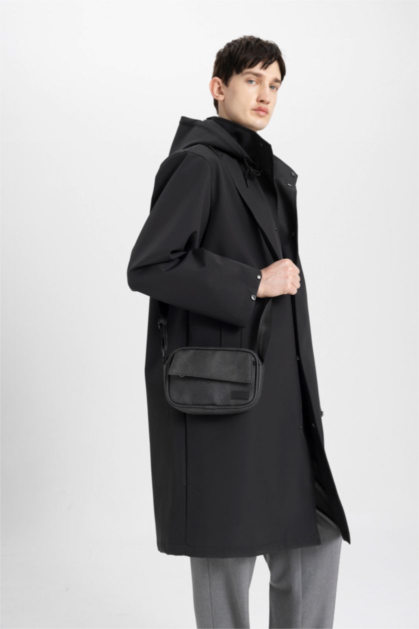 رجال أسود شنطة كروس رجالي جلد صناعي