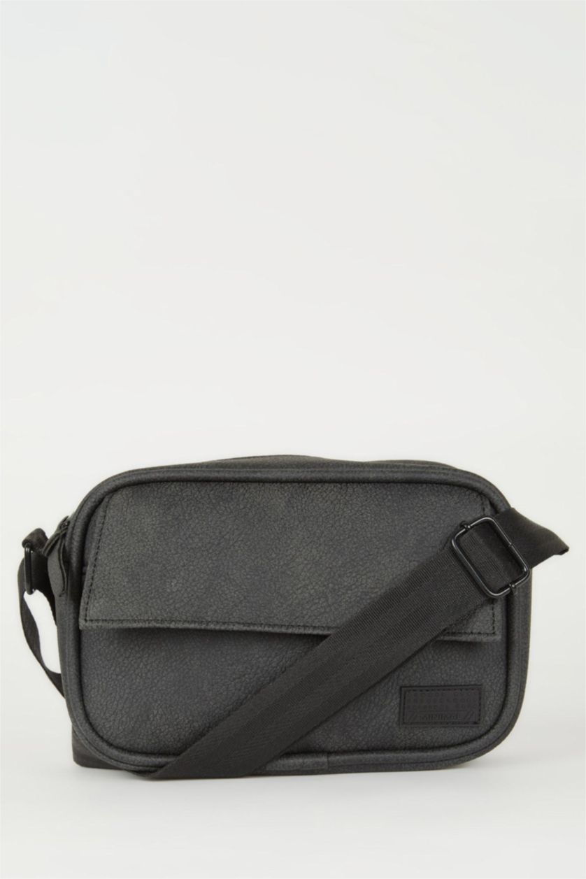 رجال أسود شنطة كروس رجالي جلد صناعي