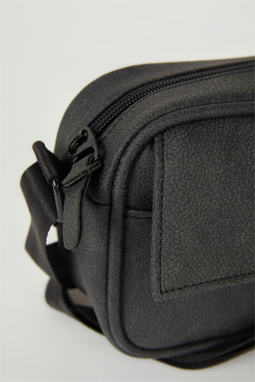 رجال أسود شنطة كروس رجالي جلد صناعي