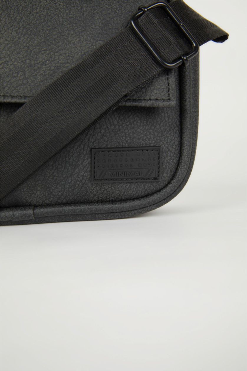 رجال أسود شنطة كروس رجالي جلد صناعي