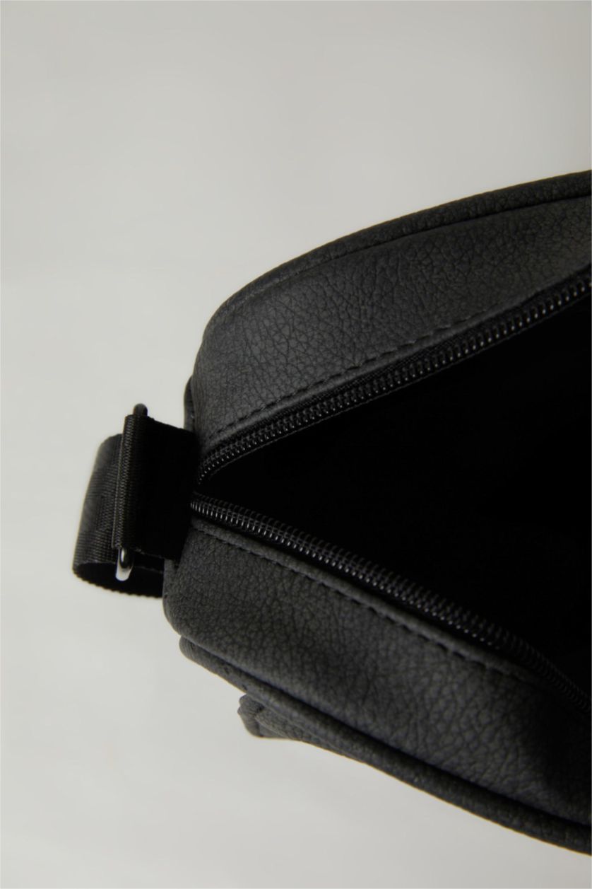 رجال أسود شنطة كروس رجالي جلد صناعي