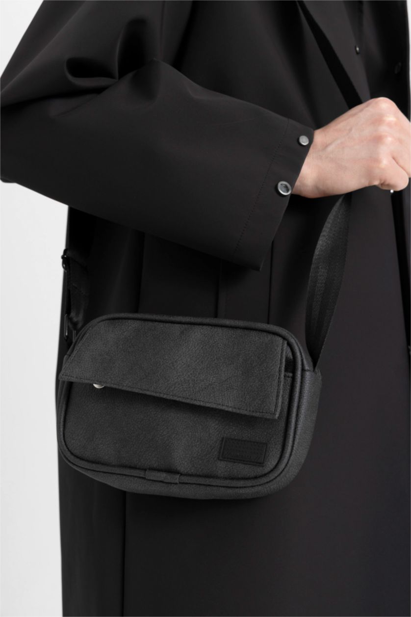 رجال أسود شنطة كروس رجالي جلد صناعي