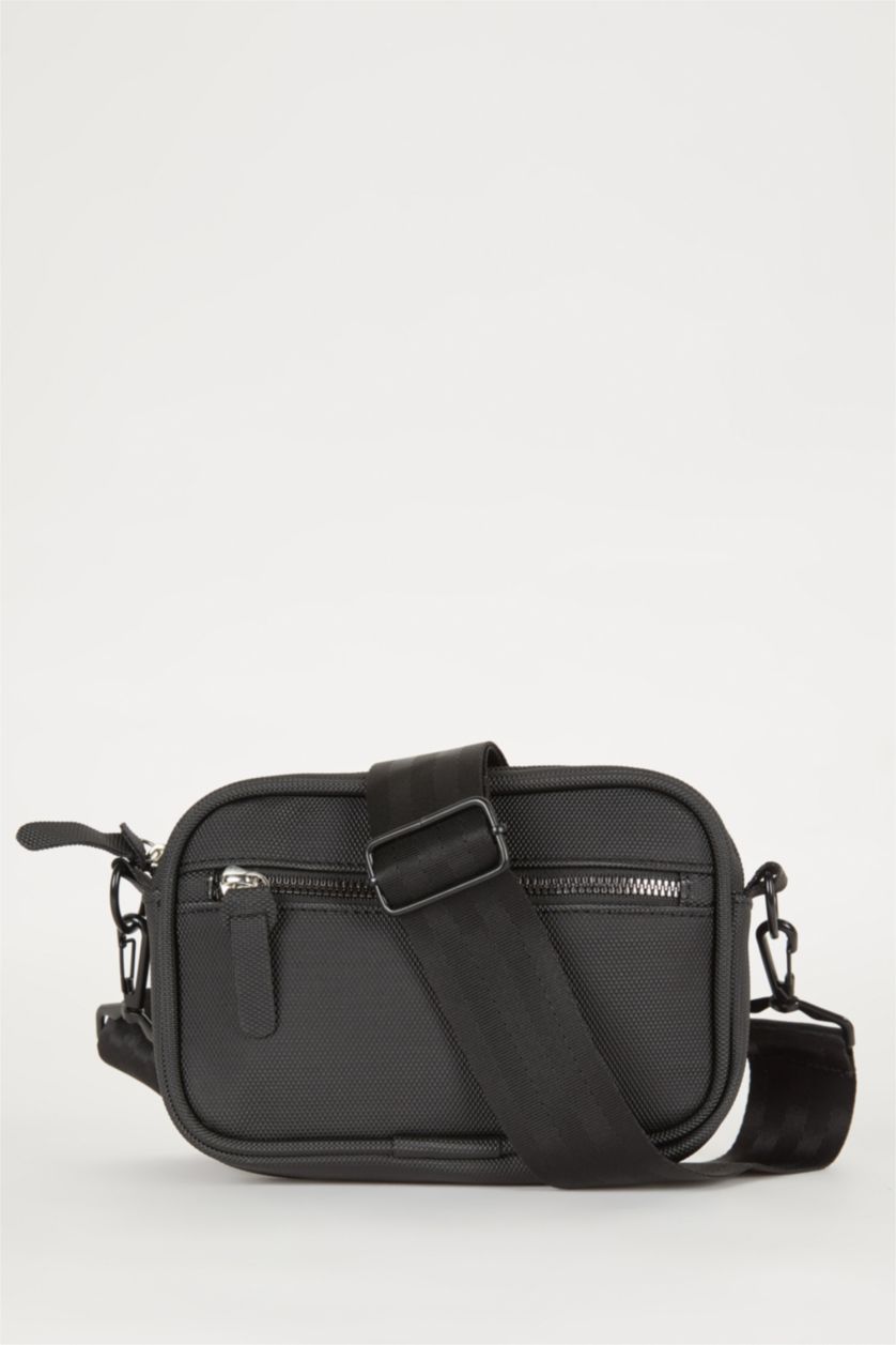 رجال أسود شنطة كروس بودي رجالي جلد صناعي