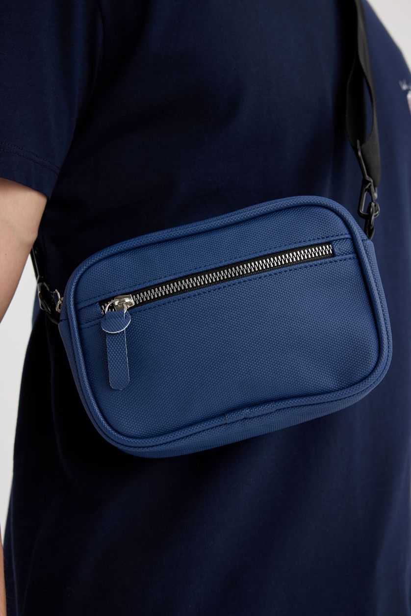 رجالي كحلي شنطة كروس بودي رجالي جلد صناعي كحلي