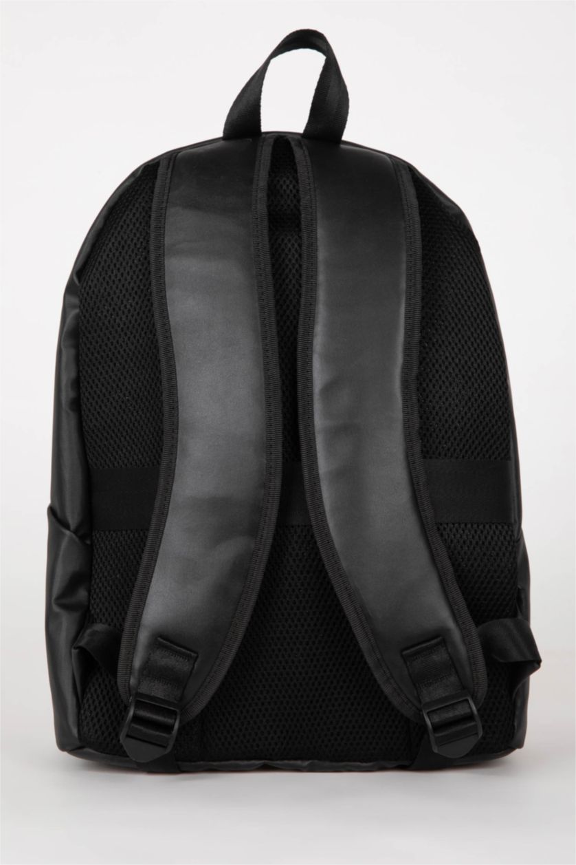 رجال أسود شنطة ظهر رجالي جلد صناعي