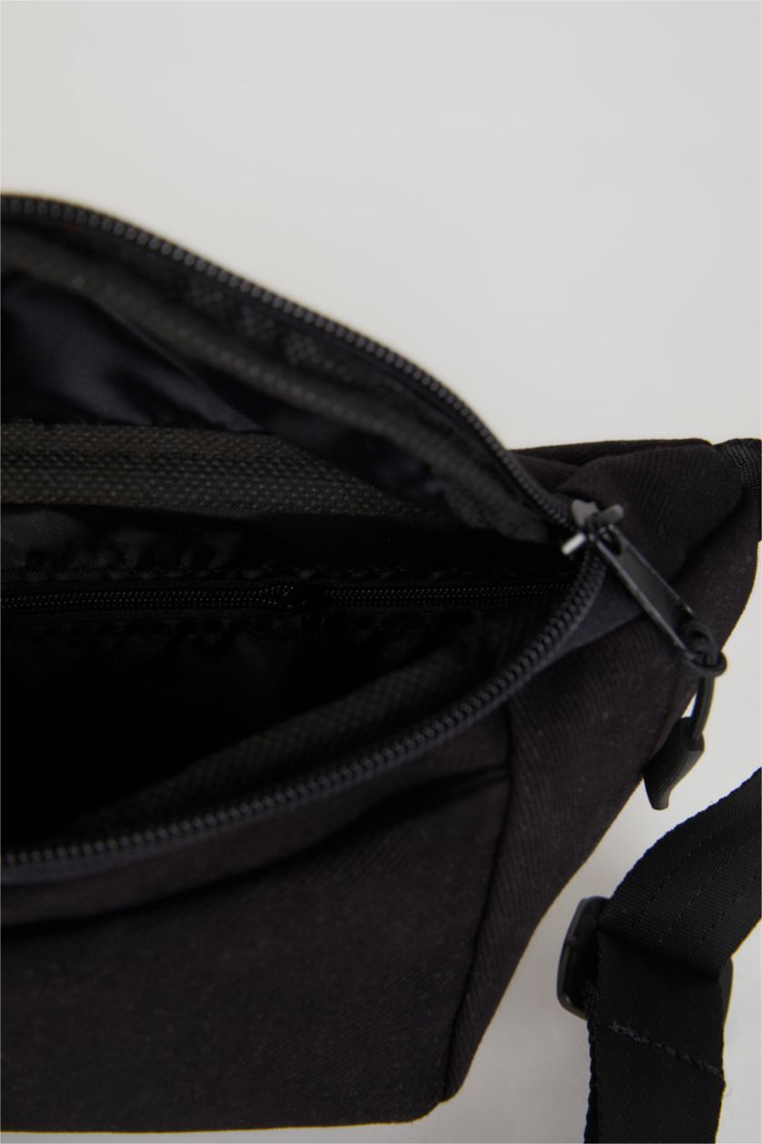 MAN Black Man Canvas Waist Bag
