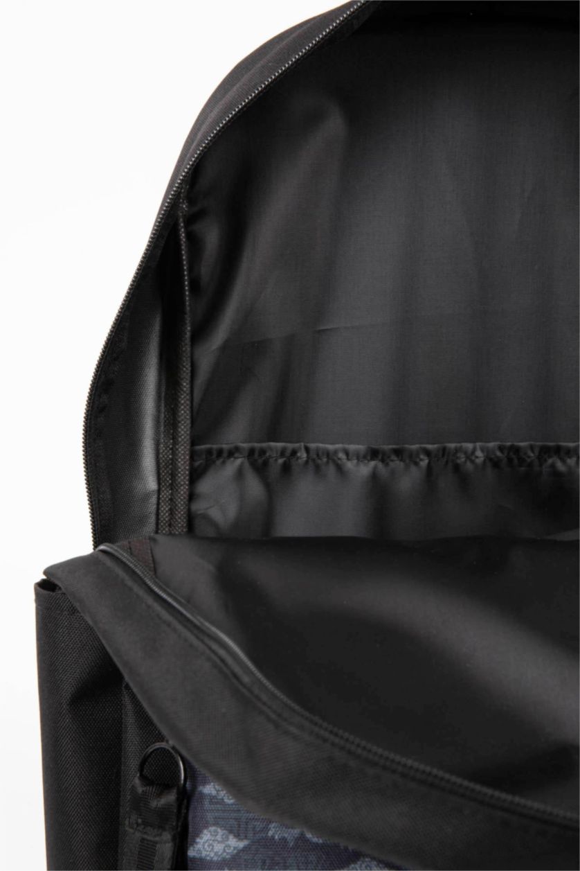 Erkek Siyah Erkek Su Geçirmez Kumaş Sırt Çantası