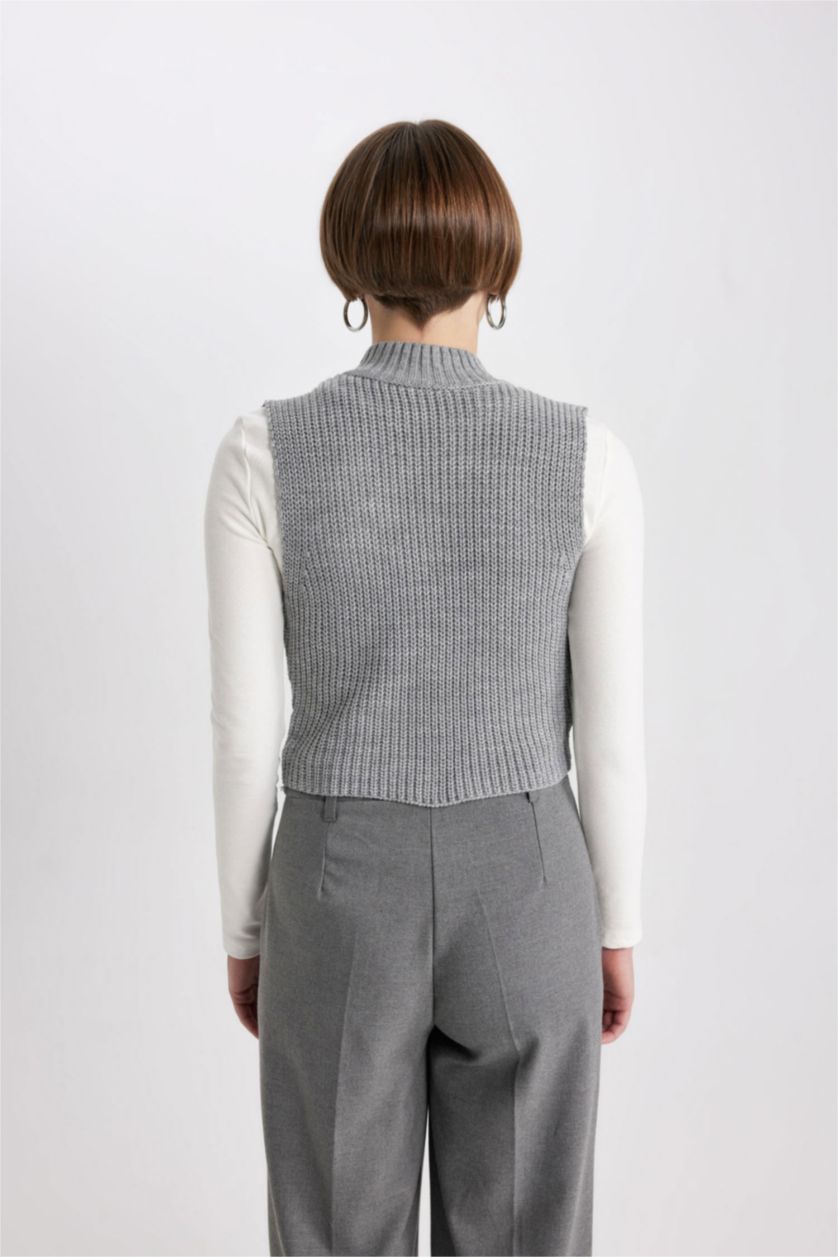 حريمي ميلانج رمادي فاتح فيست محاك رمادي قصة عادية