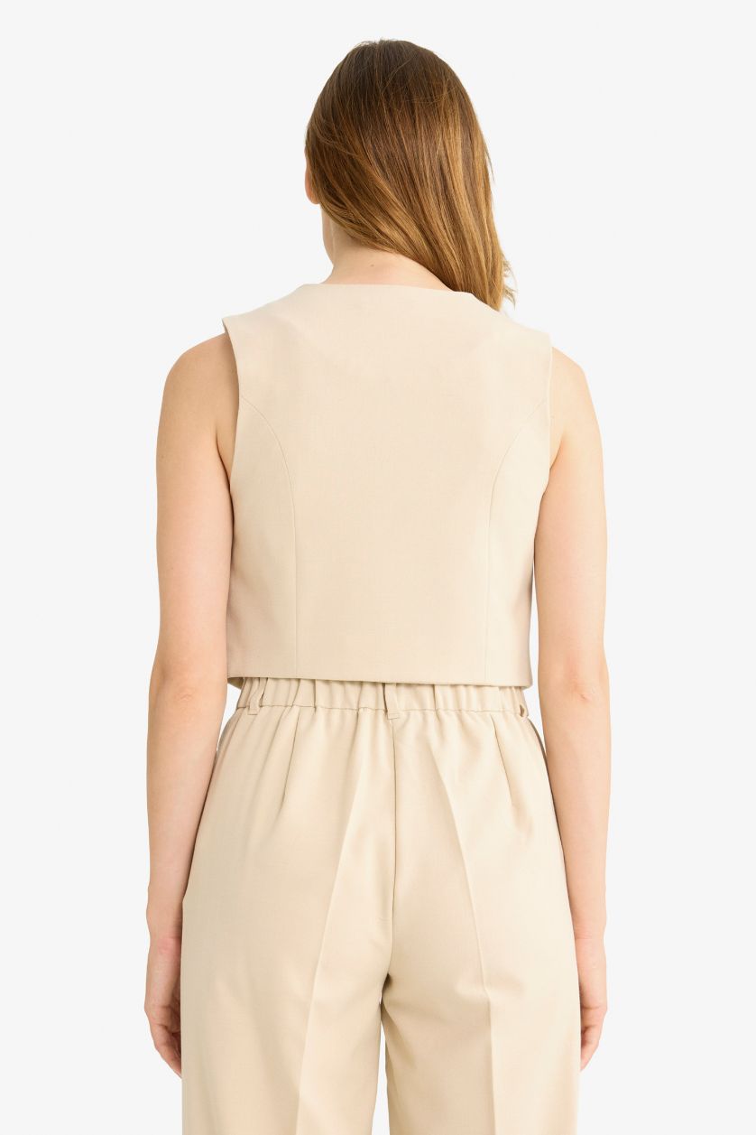 حريمي بيج فيست بليزر كلاسيكي بياقة V بأزرار