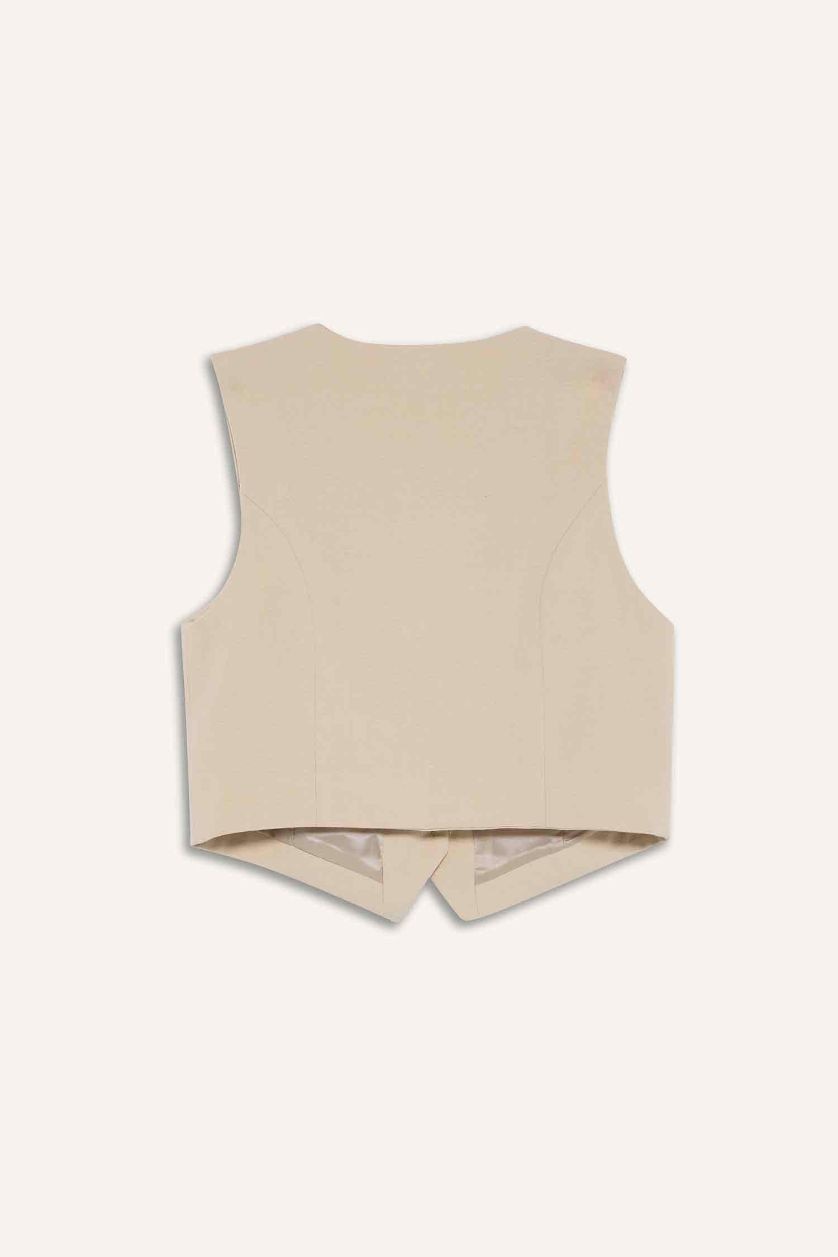 حريمي بيج فيست بليزر كلاسيكي بياقة V بأزرار