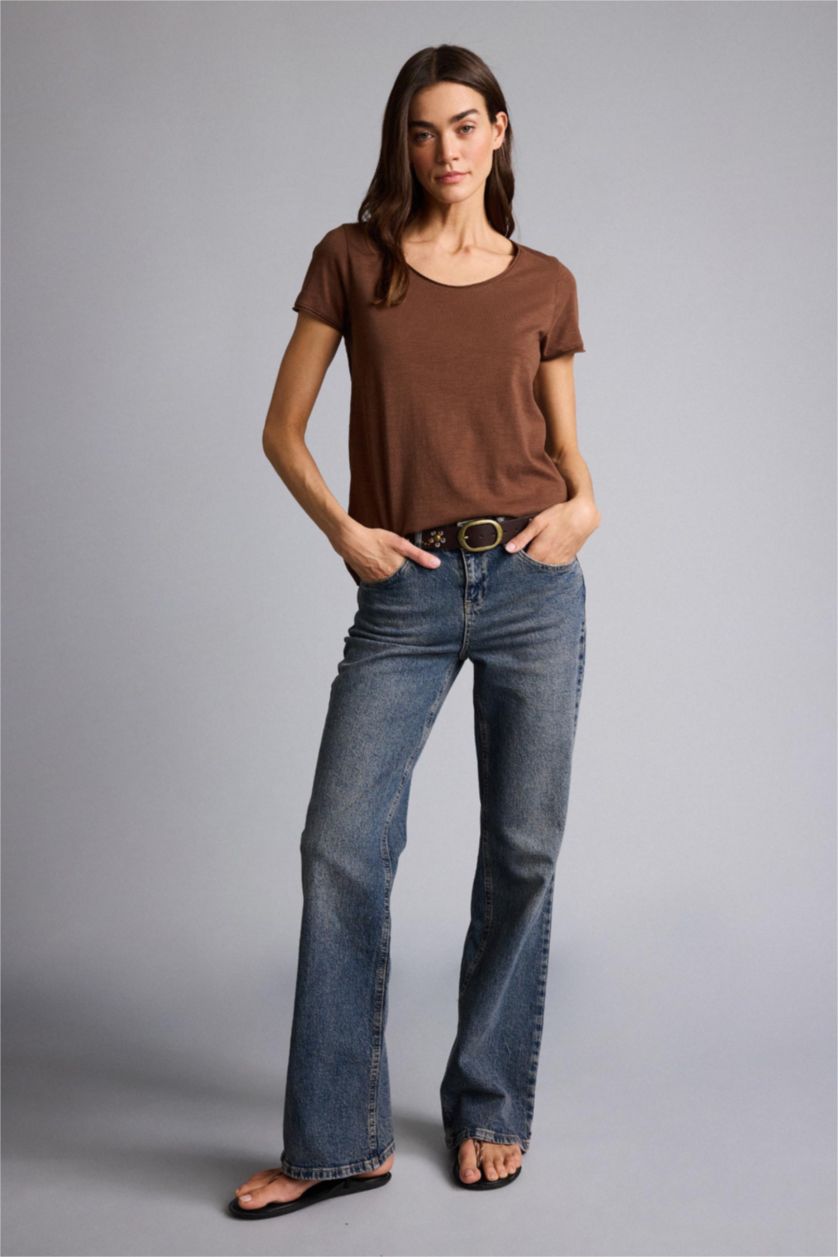 Әйелдерге Қоңыр Woman Short Sleeve T-Shirt