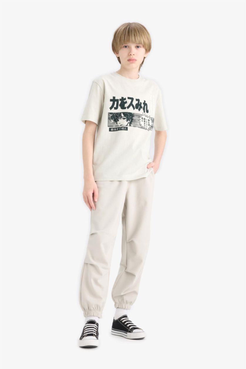 Boys & Teens Stone Boy Elastic Waist Leg Jogger Sweatpants