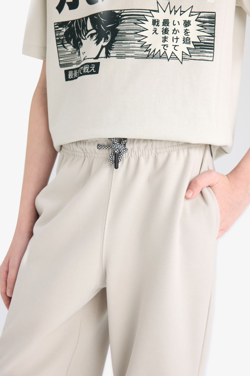 Boys & Teens Stone Boy Elastic Waist Leg Jogger Sweatpants