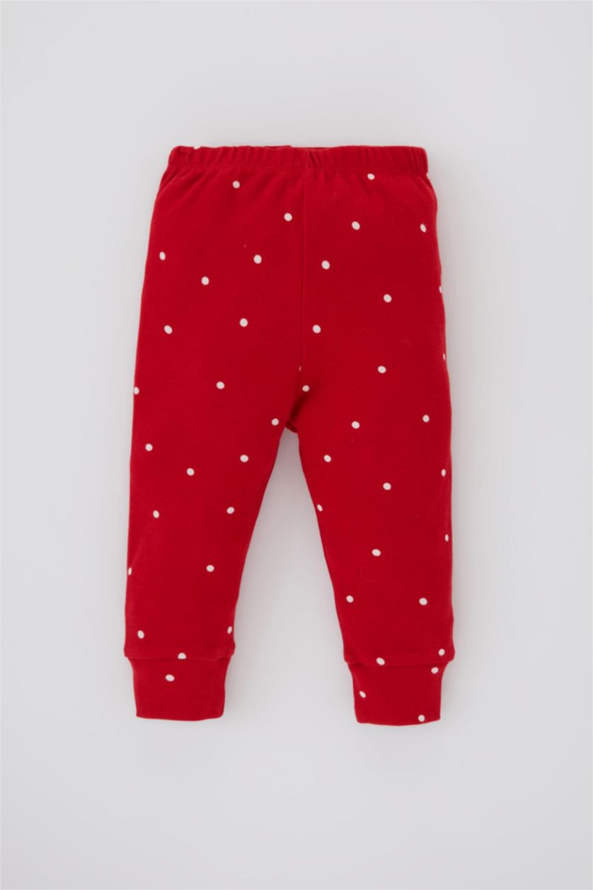 BABY GIRL Red Baby Girl Snoopy Christmas Themed 2 Piece Pajama Set