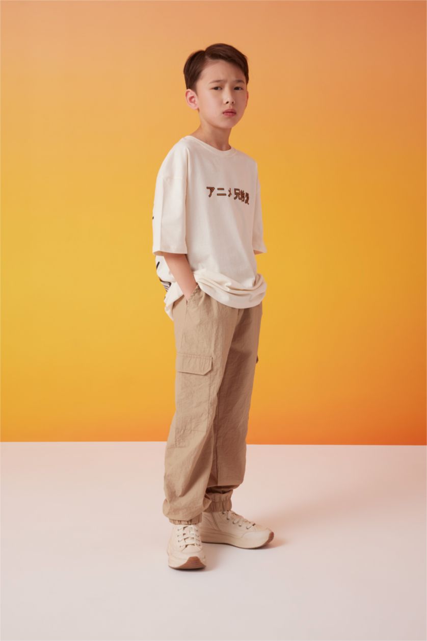 BOYS & TEENS Sand Boy Cargo Pocket Jogger Parachute Pants