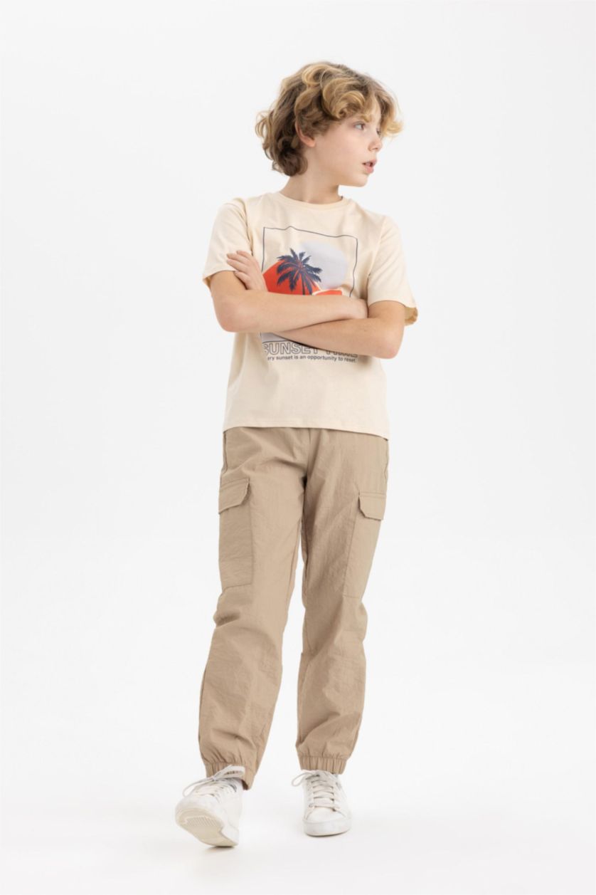 BOYS & TEENS Sand Boy Cargo Pocket Jogger Parachute Pants